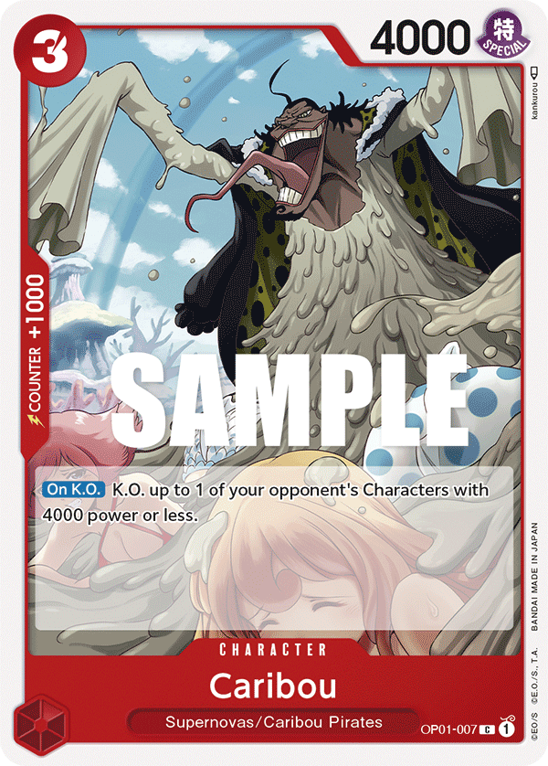 Caribou OP-01-007 – Kantocards