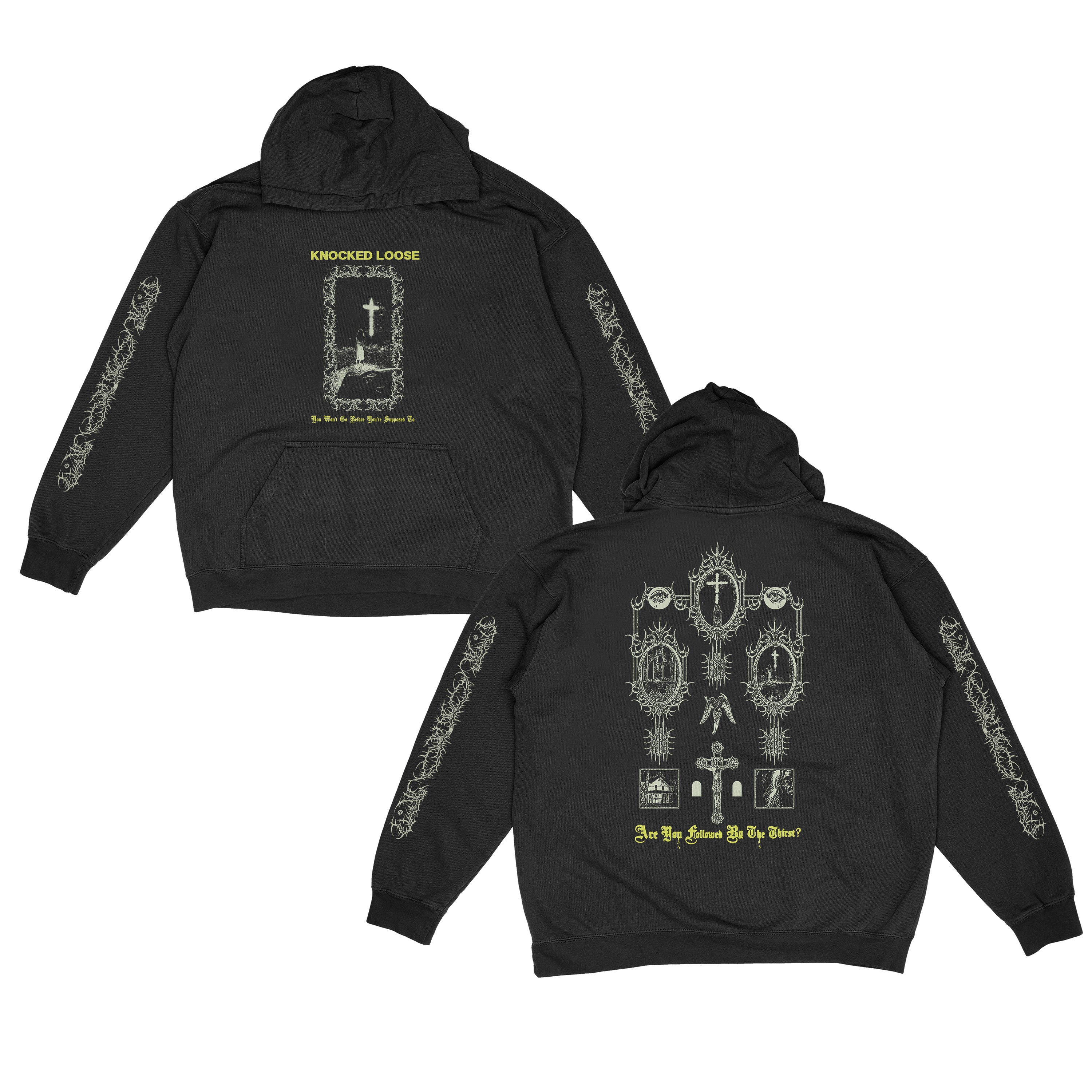 You Won't Go Before You're Supposed To Black - Pullover - Pure Noise Records product image