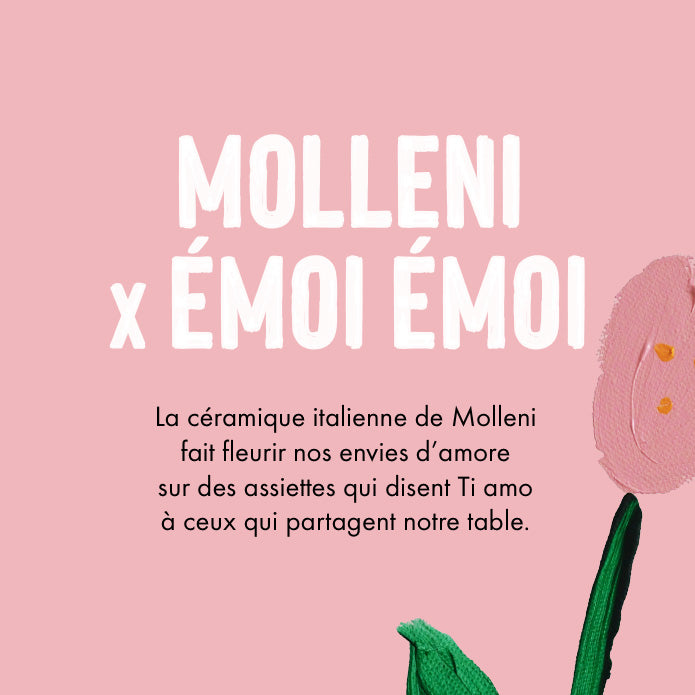 Plats de service en céramique italienne colorée – Molleni