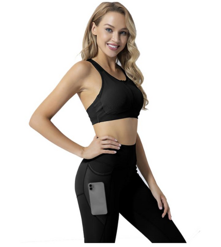 Women's Mid Waist Black Leggings with Transparent Cut Outs – Fitness Haus