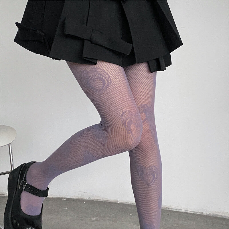 Hearts vintage lace tights c0099 – Cutiekill