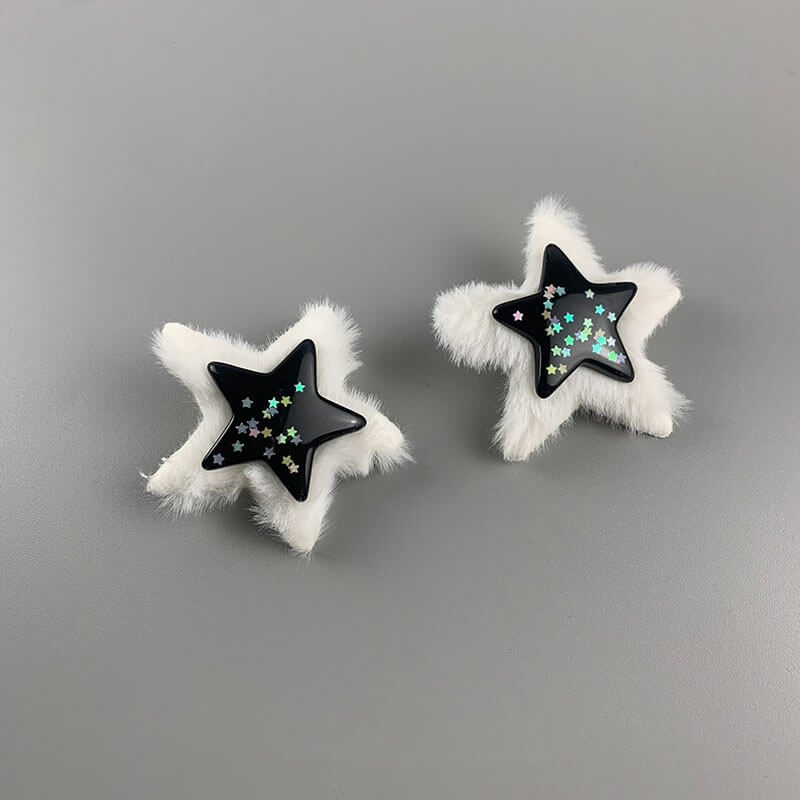 Y2k stars punk hair clips ah0209 – Cutiekill