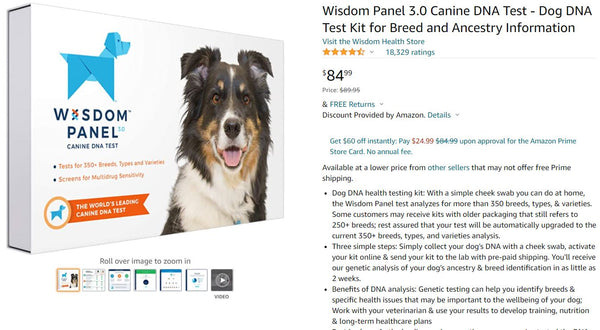 Wisdom Panel Essential, New and Improved Dog DNA Test for Ancestry