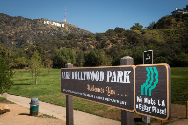 Lake Hollywood Park in Los Angeles 
