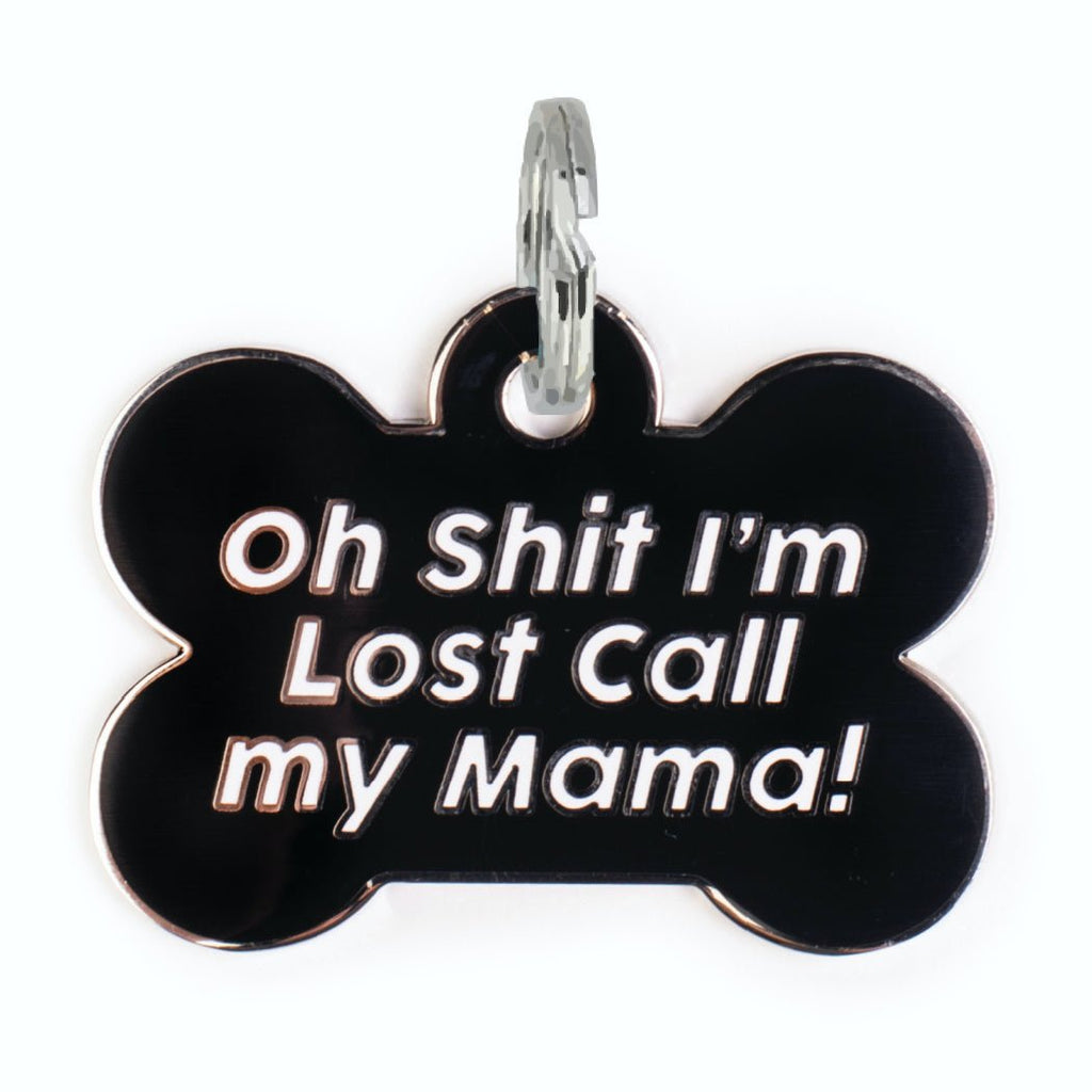 Funny Dog Tag Personalized can't Talk Doing Bad Dog 