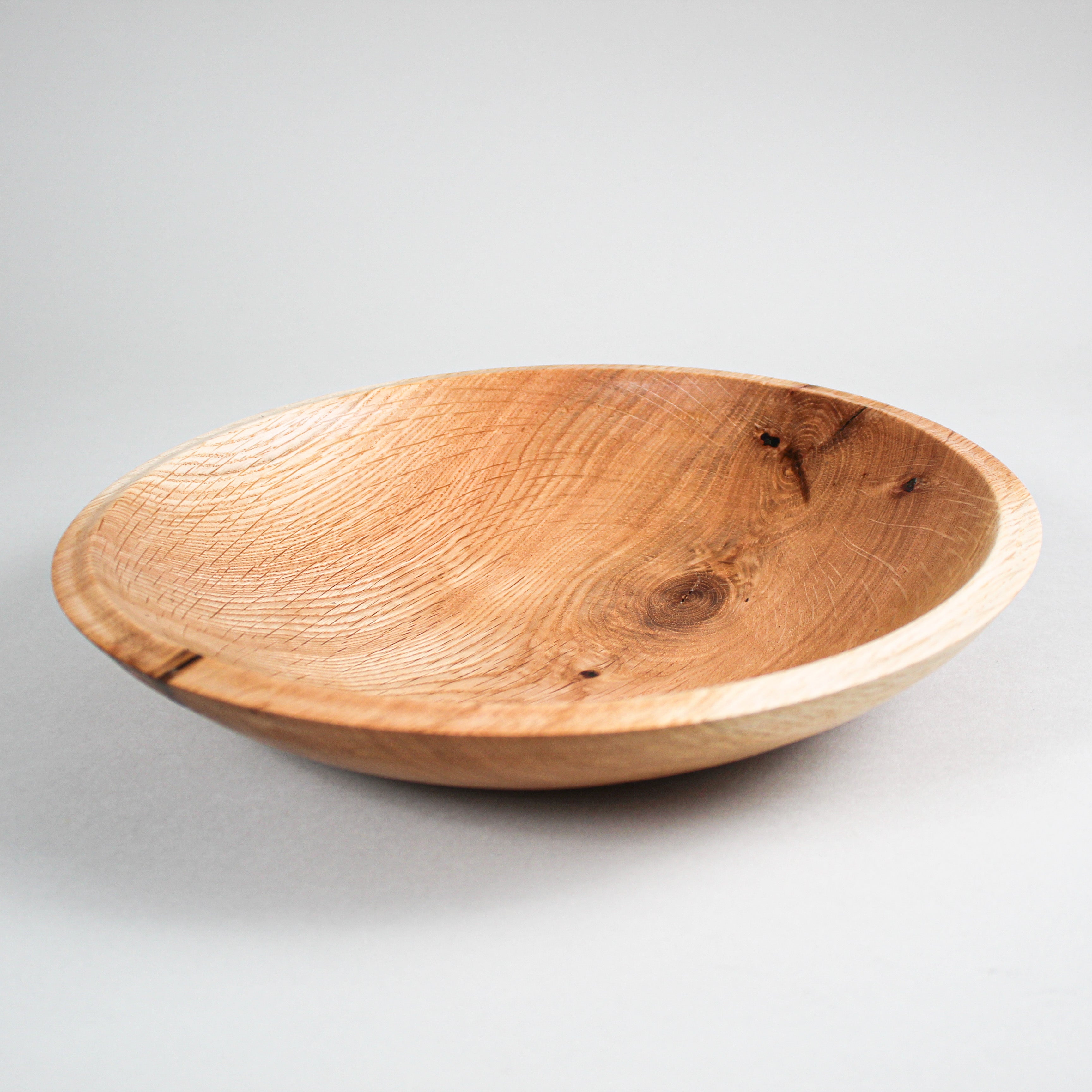 12" Oak Bowl