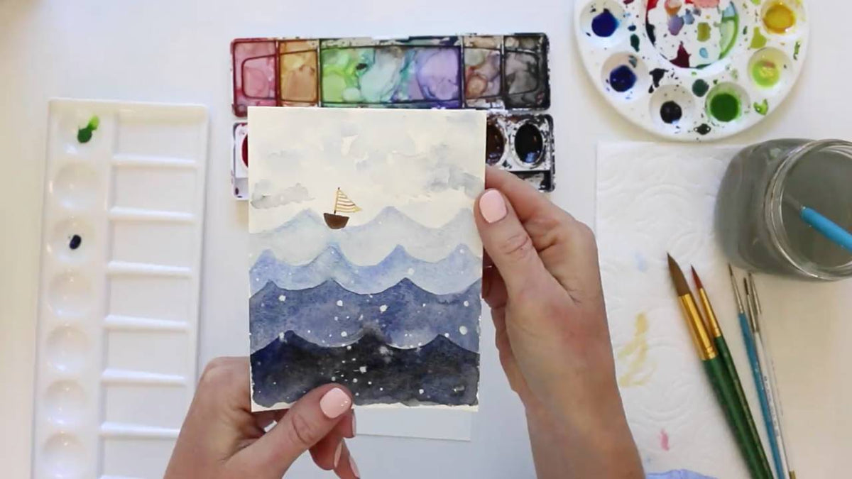 Watercolor Art Lessons, Blends for Kids - Amy's Art Table