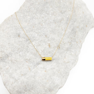 
            
                Load image into Gallery viewer, Teeny Reed Wrap Necklace Marigold
            
        