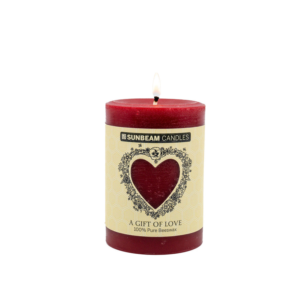 Large Red Heart Candle – Handwork Ithaca's Artist Cooperative