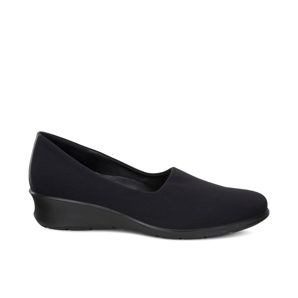 ecco black shoes womens