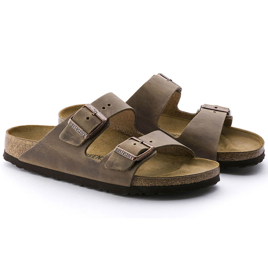 birkenstock arizona oiled leather antique brown