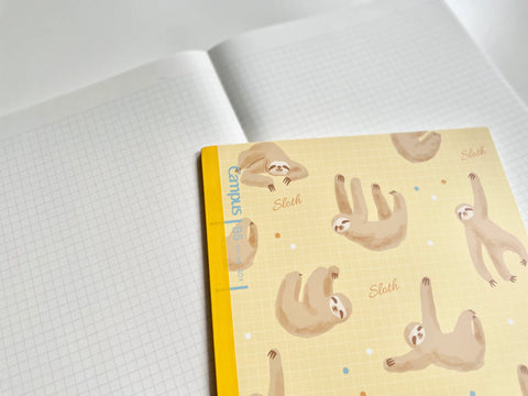 Coral and Ink's kawaii animal B5 exercise school notebooks