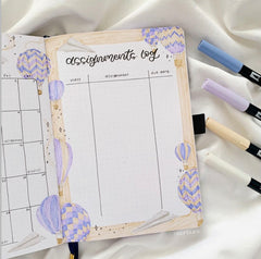 @alisonbujos September bullet journal assignments tracker