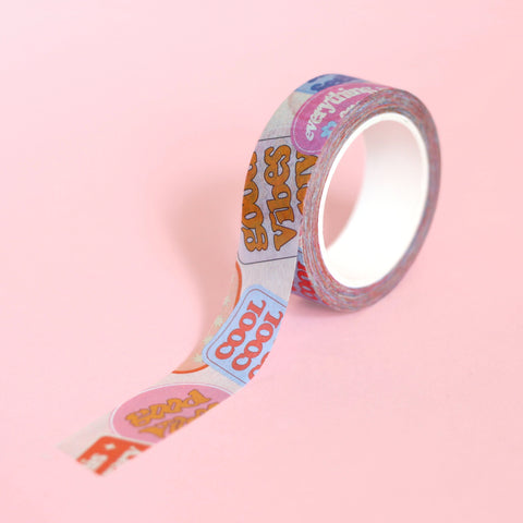 lately studio sticker print washi tape