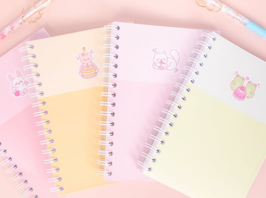 Mini Kawaii Notebooks  Cute Stationery – Coral & Ink