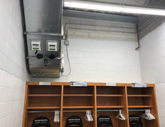 Yankee Stadium Locker Room protected by pureAir HVAC with ARC Technology