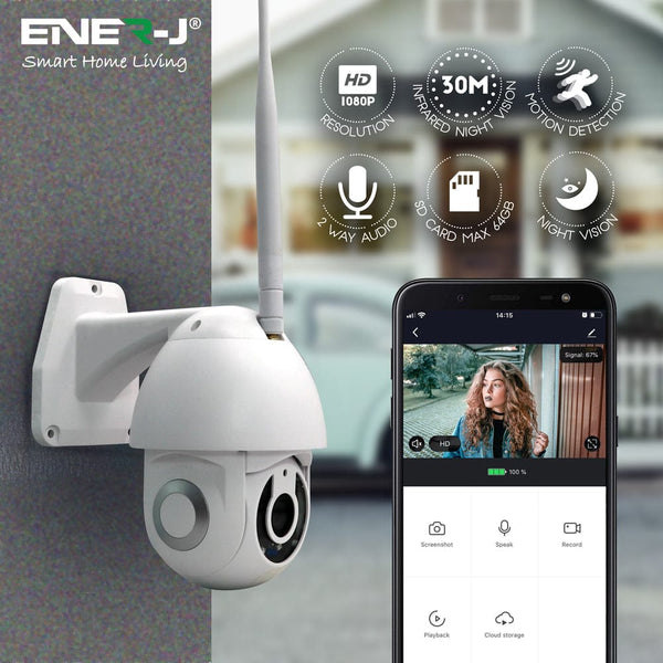 Smart Wifi IP Outdoor Dome Camera IP65 - 1080P HD - 5 x Zoom - Night Vision 5