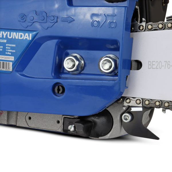 Hyundai 62cc 20” Petrol Chainsaw 2-Stroke Easy Start - HYC6200X 7
