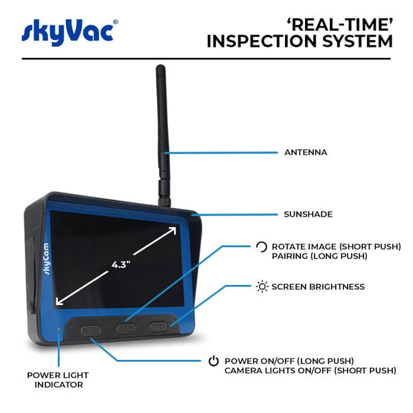 Skyvac Real Time Inspection System - Gutter Inspection Camera 1