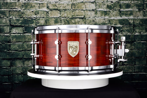 padauk snare drum - the barbary series