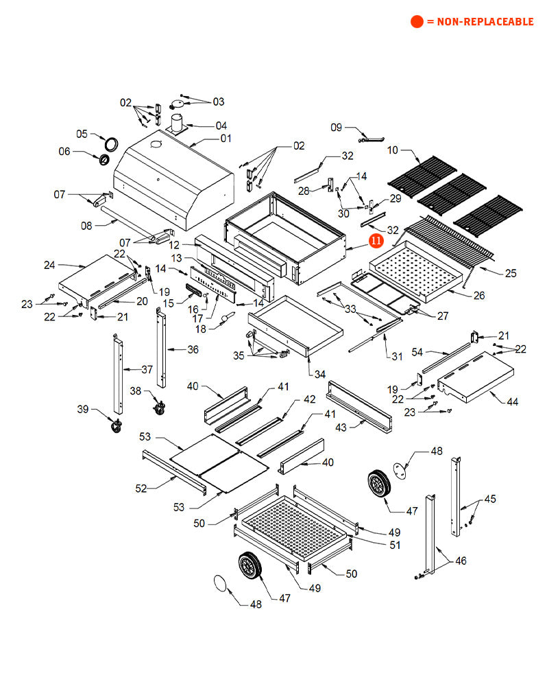 Replacement Grill Parts for KitchenAid 8100021