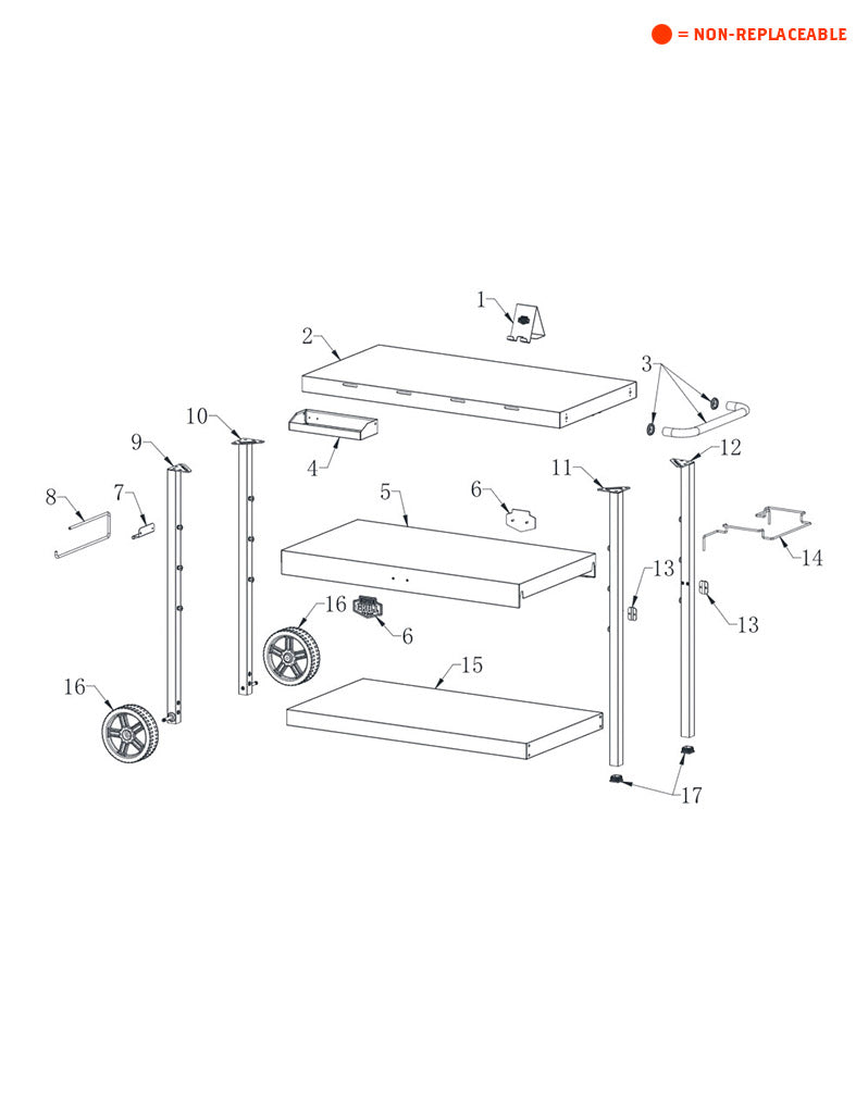 Replacement Grill Parts for Expert Grill 880-0016