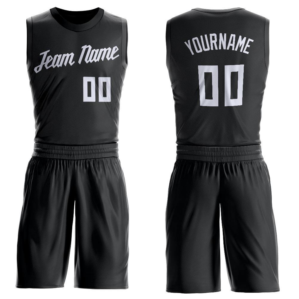 black and white basketball jersey