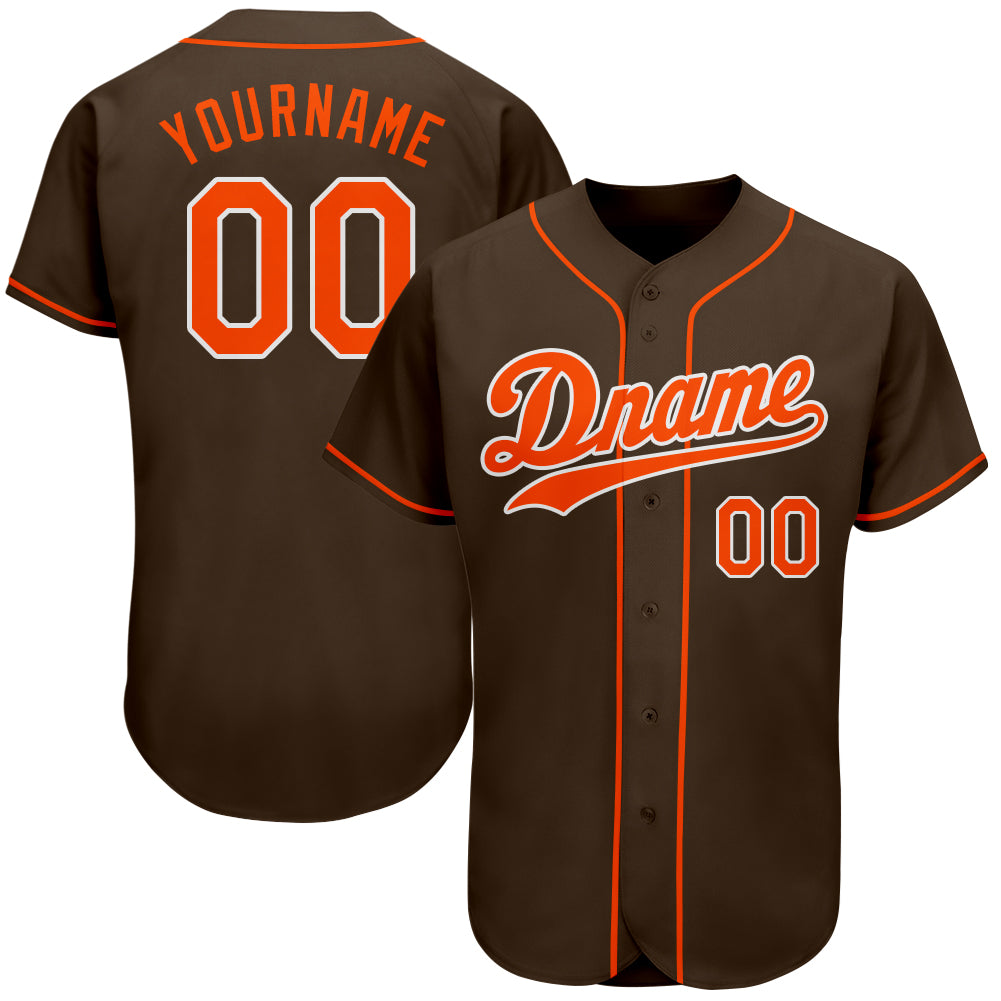 white and orange baseball jersey