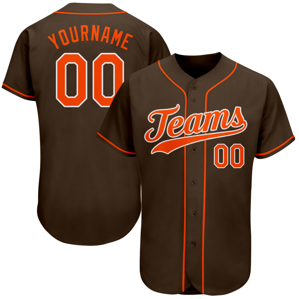 white and orange baseball jersey