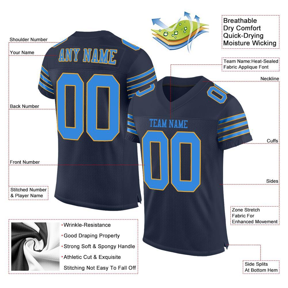 blue gold jersey