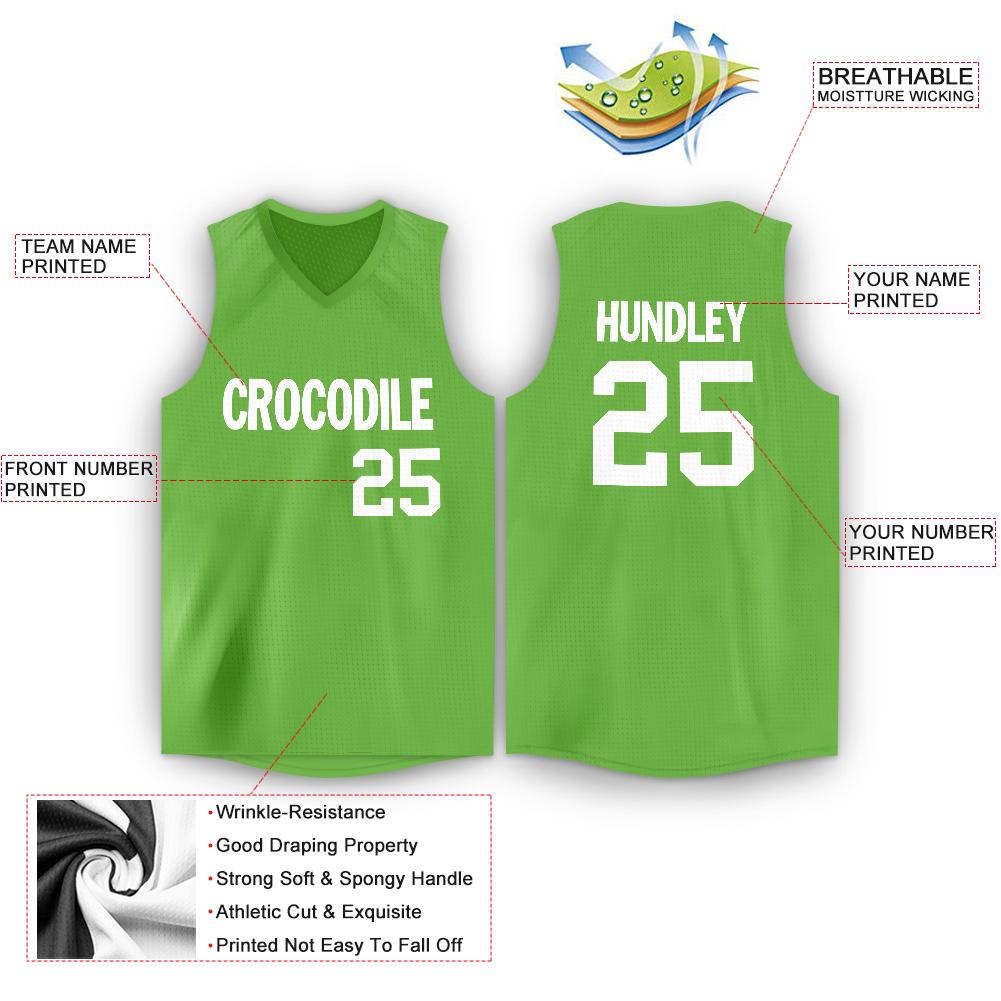 green and white basketball jersey