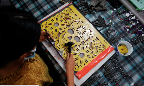 The making of papel picado