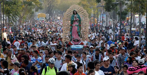 celebration of la virgen de guadalupe