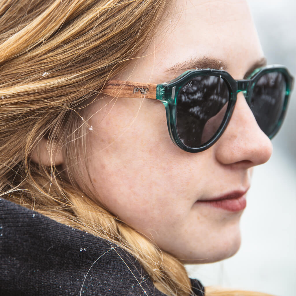 Goodson Eco Cotton-Based Acetate Sunglasses with Polarized Lenses