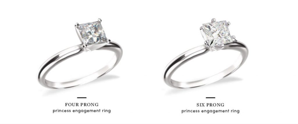 Is a 4 Prong Or 6 Prong Solitaire Engagement Ring Right for You? – With ...