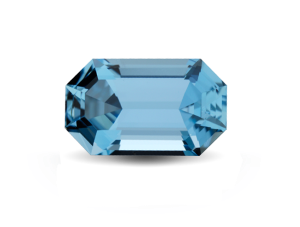 emerald cut aquamarine