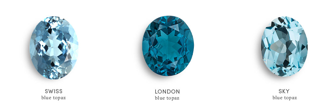 Blue Topaz Color Types