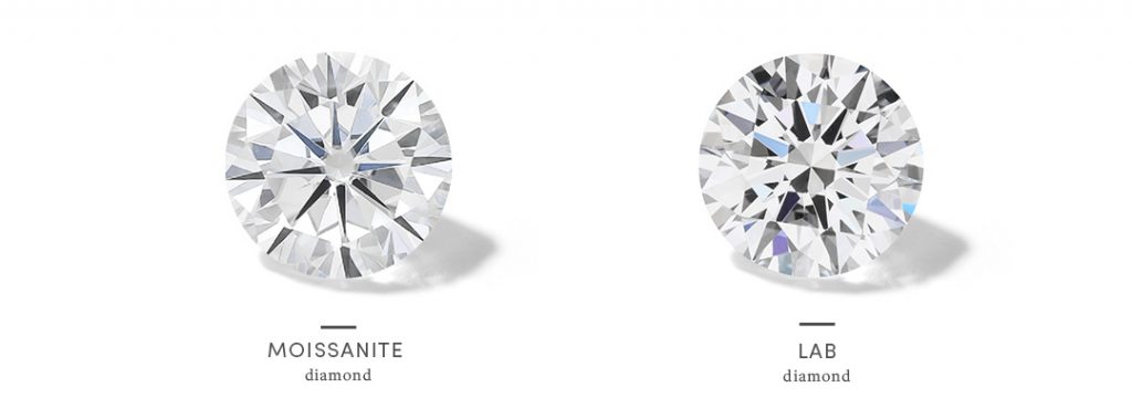 moissanite vs lab diamond