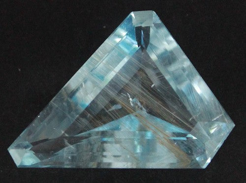 Blue Topaz Needle Inclusion