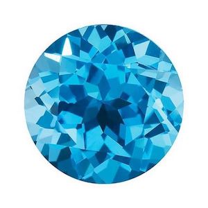 Swiss blue topaz