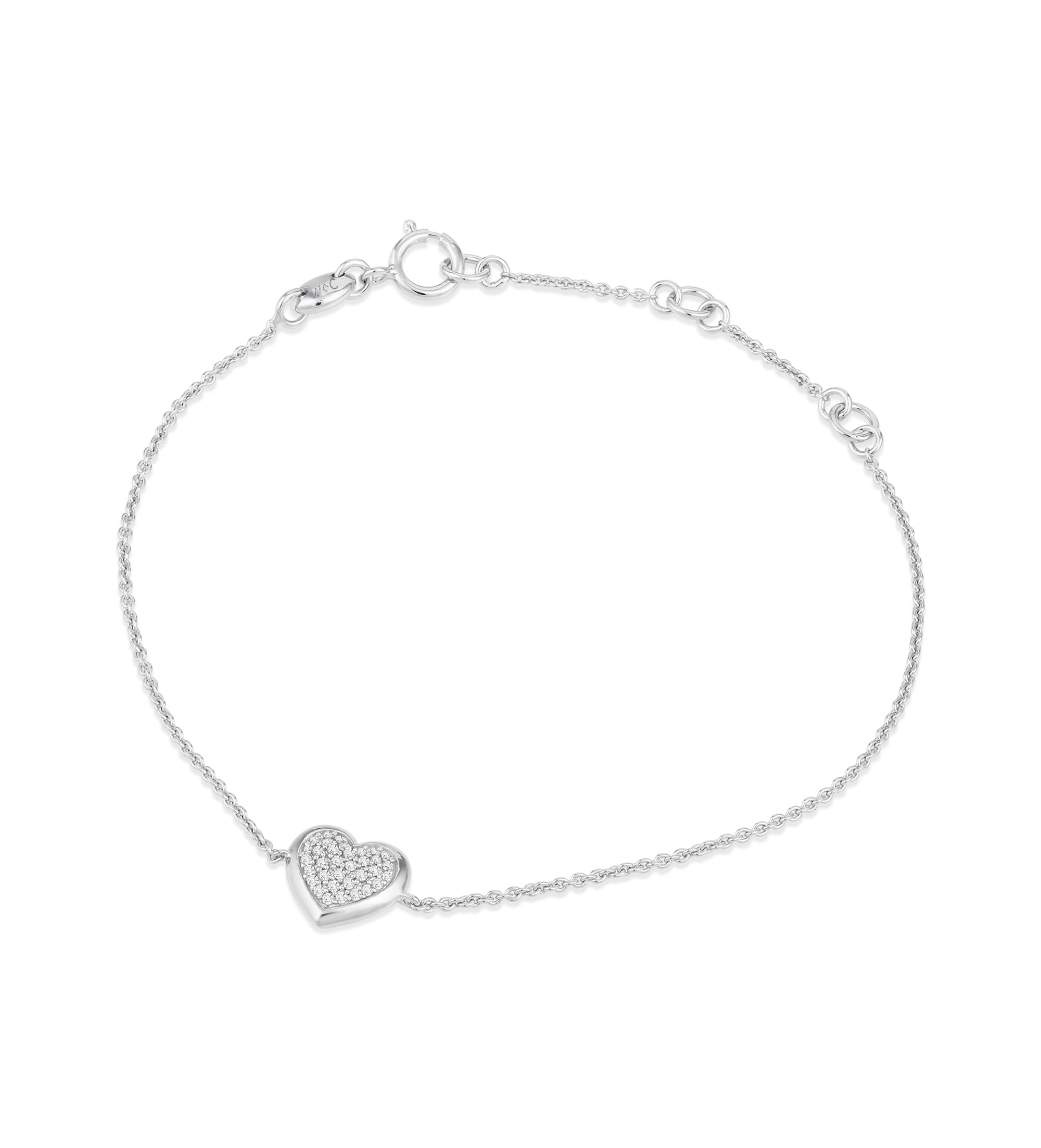 Elements Heart Diamond Bracelet