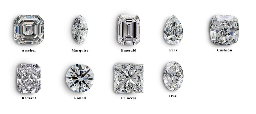 buying a diamond online shapes
