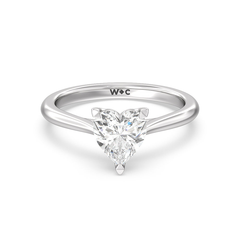 Tulip Basket Cathedral Classic Solitaire Engagement Ring