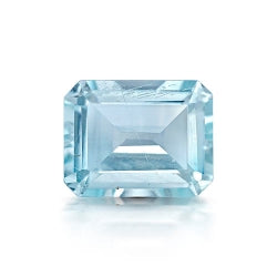 Aquamarine Step Cut: Emerald Shape