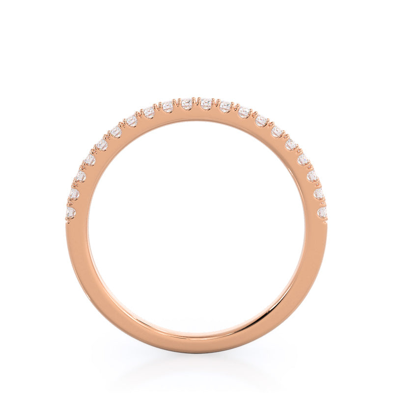 rose gold wedding band