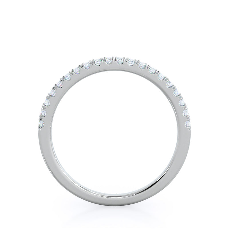 white gold wedding band