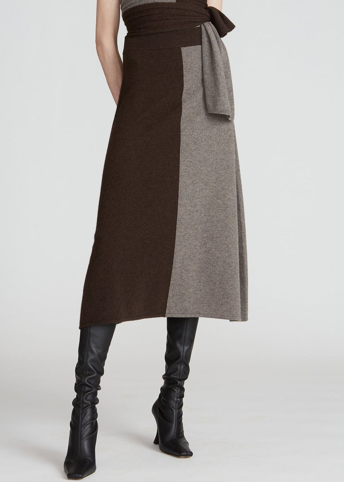 halston elsa sweater skirt at carriage house