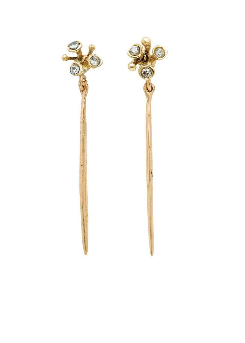 JULIE COHN DESIGN Blossom Bronze Needle Earring