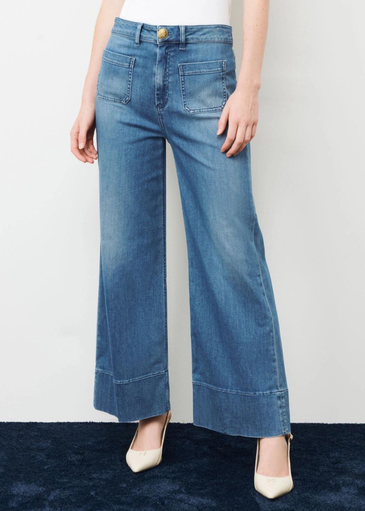 MARELLA Wide Leg Crop Jean – Carriage House