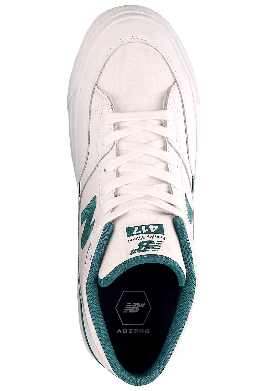 NM417RUP Franky Villani Shoe White Vintage Teal – ARROW & BEAST